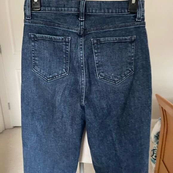 BLDWN High Waisted Cropped Wide Leg Pleated Jeans - Picture 5 of 8